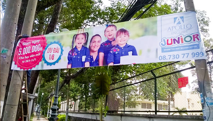 Bí quyết treo banner, phướn vừa đẹp vừa bền