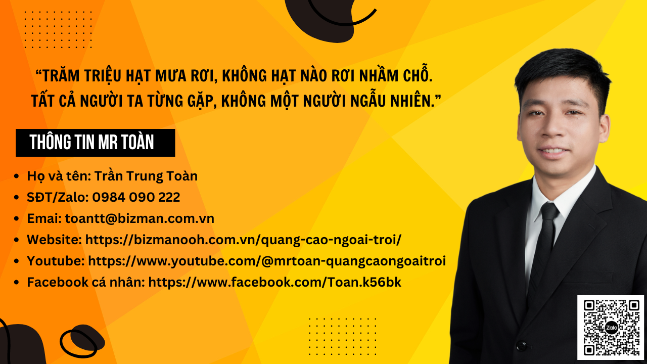 Giới thiệu Mr Toàn – Quảng cáo ngoài trời