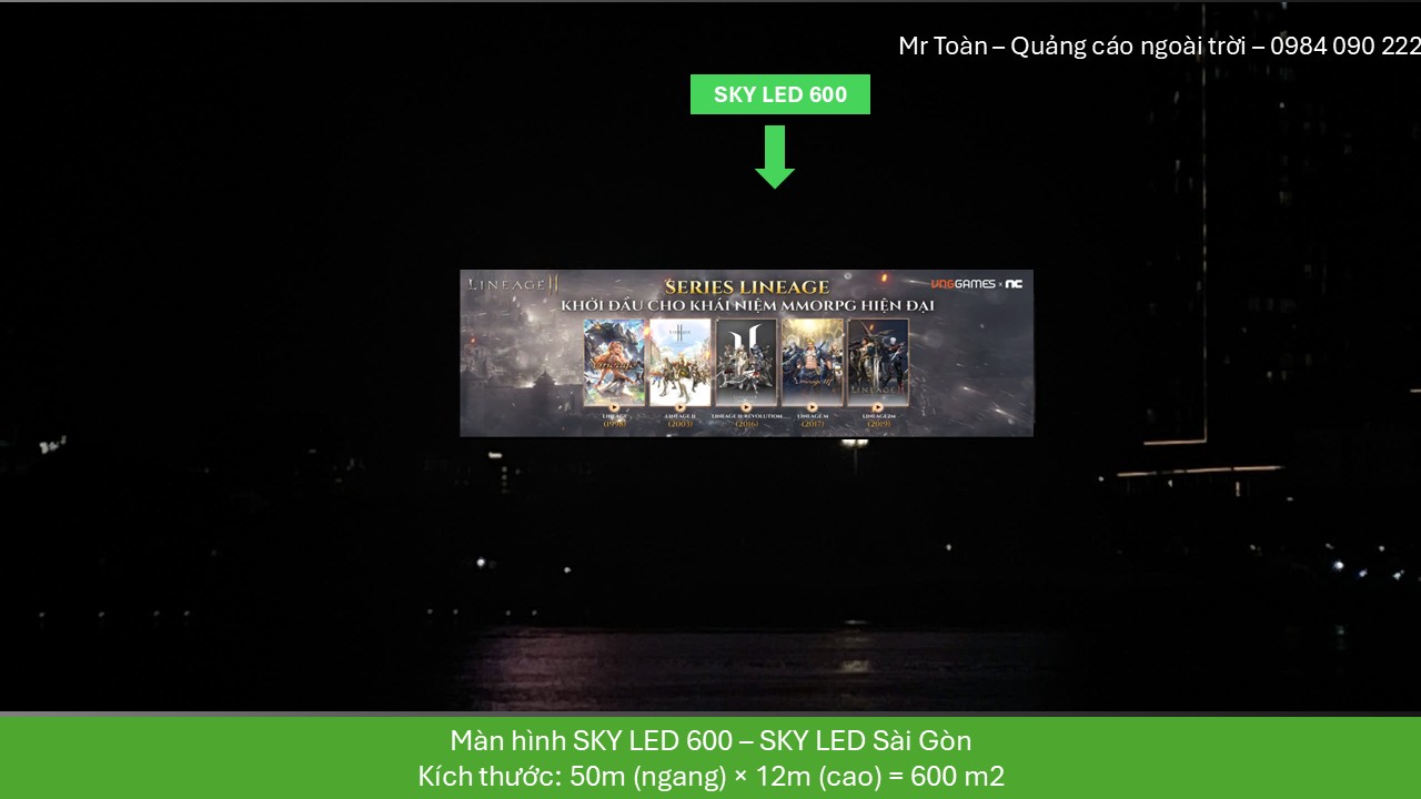 SKY LED 600 - SKY LED BIZMAN