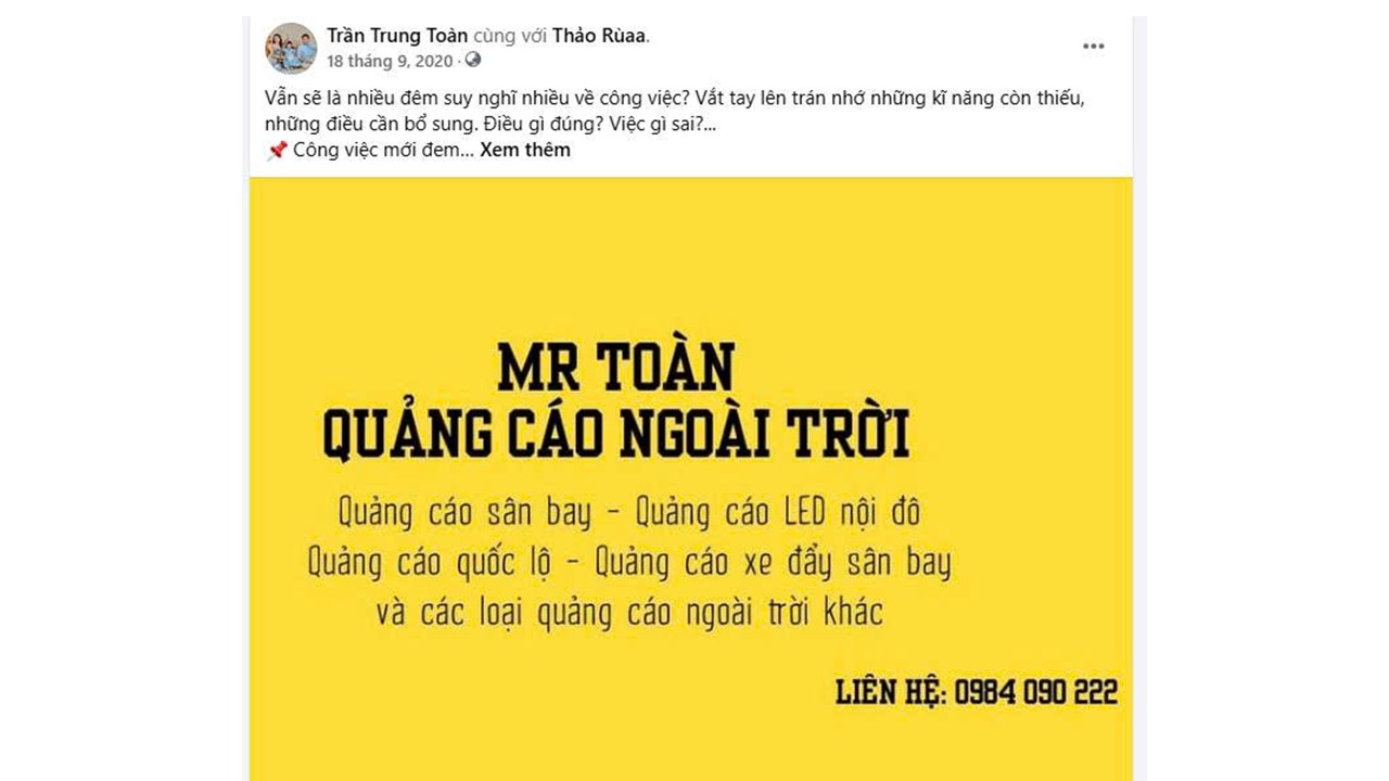 Đây là status của tôi cách đây 5 năm