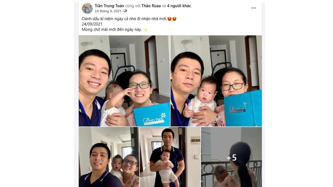 Ngày tôi nhận nhà, đó là cả niềm vui của một con người.