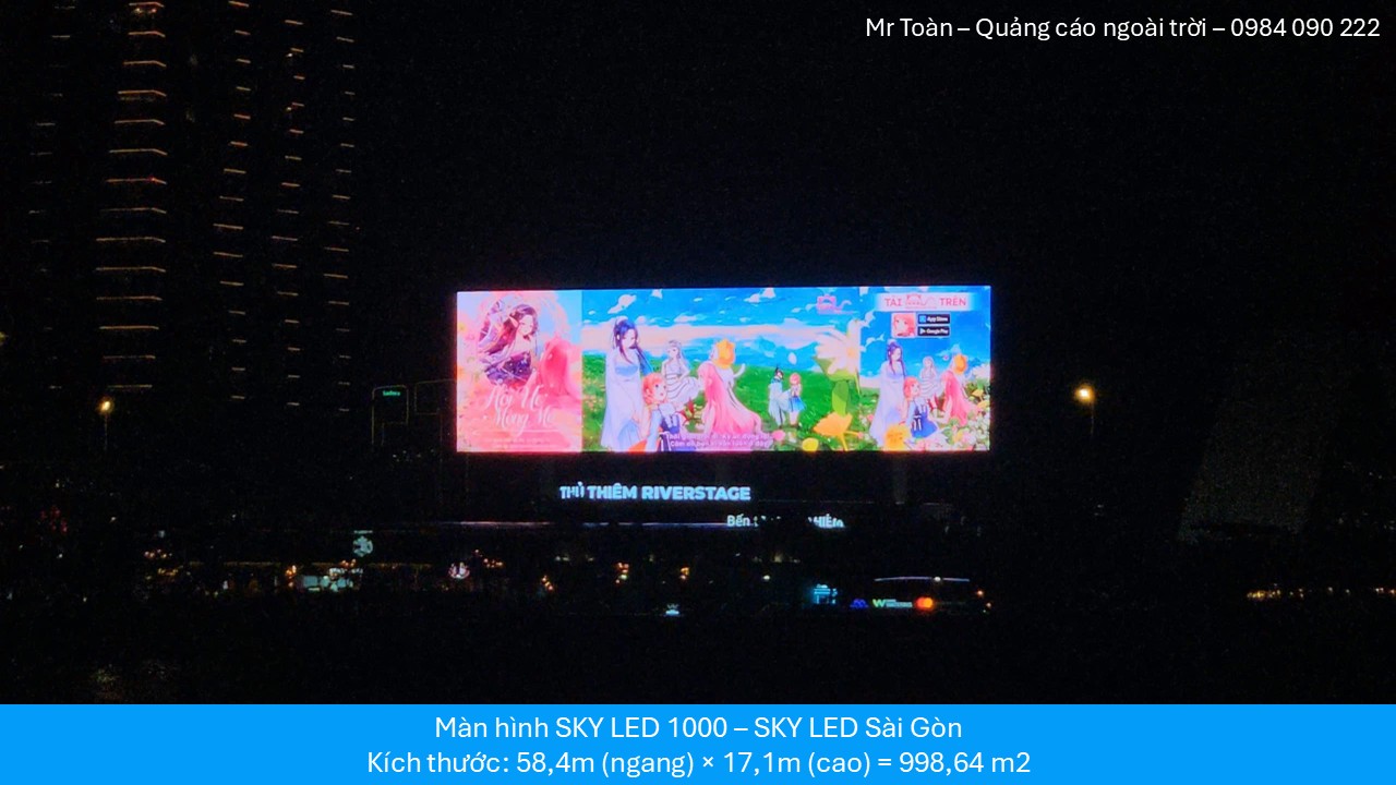 VNG Games bùng nổ với chiến dịch quảng cáo ngoài trời trên SKY LED Sài Gòn – Bizman