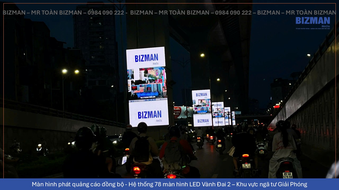 Bizman ra mắt LED Vành đai 2: 78 màn hình phủ gần 2 km - Ảnh 1
