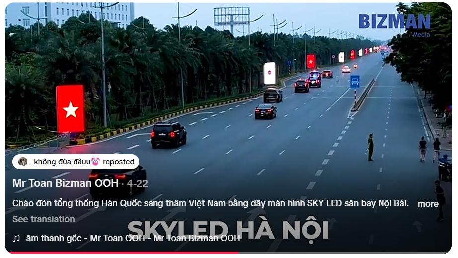 Dự án đón tổng thống Tổng thống Hàn Quốc Lee Jae Myung tới Việt Nam